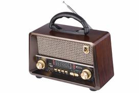 Retro radijas su saulės baterija ir Bluetooth YUEGAN