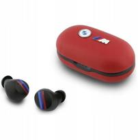 Słuchawki BMW Słuchawki Bluetooth TWS BMW M Metal Logo ENC czarwony | BMW1012 | 3666339593872