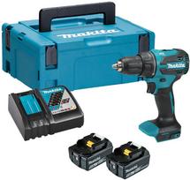 Urbjmašīna-skrūvgriezis Makita DHP490RTJ 18 V 2 x akumuliatorius 5 Ah | 0197050009968 | 0197050009968
