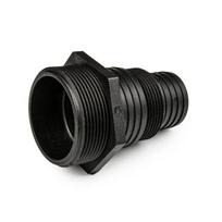 Jungtis su 2" išor.sr. / 1 1/2" išor.sr. žarnai Bradas BLACK LINE