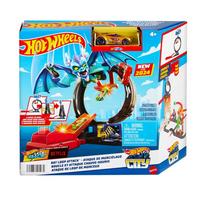 Hot Wheels City Bat Loop Attack trasos rinkinys HTN78