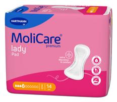 MOLICARE PREMIUM lady pad įklotai, 4 lašai, 14 vnt.