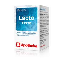 APOTHEKA Pieno rūgšties bakterijos LACTO FORTE, N20