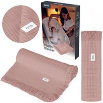 Muslino pledas Lionelo Muslin Blanket Dusty Pink, Dusty Pink