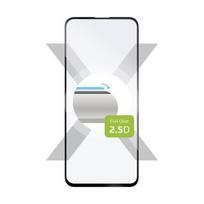 FIXUOTA Visos Apimties Apsauginė Grūdinto Stiklo Plokštė Samsung Galaxy A51, pilno ekrano klijai, juoda