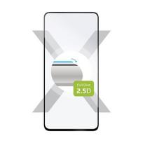 fiksuota viso dangčio grūdinto stiklo apsauga, skirta Samsung Galaxy S21 FE 5G, viso ekrano klijai, juoda