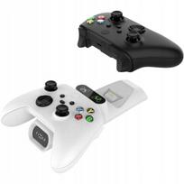 Žaidimų konsolė Įkrovimo stotelė 2 pultams Xbox Series X/s, One, Elite (balta)