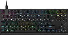 "Corsair K60 PRO TKL RGB Tenkeyless Optical-Mechanical Wired Gaming Keyboard" - OPX linijinis jungiklis - polikarbonato klavišų dangteliai - suderinama su "iCUE" - QWERTZ DE - PC, Mac, Xbox - juoda