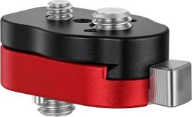 "Eonvic" 3/8 colių varžtai "Mini Quick Release Plate Lock Mount", skirti ARRI raudonojo fotoaparato monitoriaus fotoaparato trikojui LCD monitoriaus stebuklinga ranka (raudona)