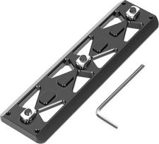 "M-lok Arca Rail" laikiklis, "Arca-Swiss" šaulių trikojo kulkinės galvutės greito atleidimo plokštelė, aliuminio "Arca" plokštelė, suderinama su RRS (140 mm)