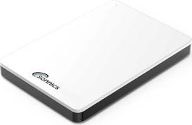 "Sonnics" 500GB baltos spalvos išorinis nešiojamasis C tipo USB 3.1 kietasis diskas, suderinamas su "Windows PC", "Mac", išmaniuoju televizoriumi, "Xbox One/Series X" ir PS4/PS5