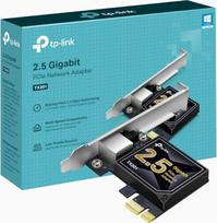 "TP-Link" 2.5 Gigabit PCI Express tinklo adapteris, žemo profilio ir pilno aukščio laikikliai, palaiko "Windows 11/10/8.1/8/7", "Windows Server RS 2022/2019/2016/2012 R2/2012 8 R2". Linux (TX201)