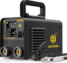 H HZXVOGEN ARC200DMINI 120A lazdų suvirintojas, 2-in-1 liftas TIG/MMA ARC suvirinimo aparatas, 220V mini nešiojamas suvirinimo aparatas su lanko jėga, karštu paleidimu, apsauga nuo prilipimo, LED skaitmeninis ekranas, nuolatinės srovės inverterinis suviri