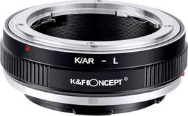 K&F CONCEPT objektyvo montavimo adapteris K/AR-L Rankinis fokusavimas, suderinamas su "Konica AR" objektyvu ir L-mount fotoaparato korpusu
