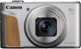 Skaitmeninis fotoaparatas "Canon PowerShot SX740 HS Lite Edition" (20,3 MP, 40x optinis priartinimas, 7,5 cm (3 colių) ekranas, DIGIC 8, 4K Ultra HD, HDMI, "Wi-Fi", "Bluetooth", automatinė diafragma, automatinis laiko nustatymas, sidabro spalvos)