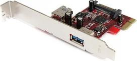 Startech.com 2 prievadų "PCI Express SuperSpeed USB 3.0" kortelė - 1 vidinė 1 išorinė