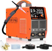 TIG suvirinimo aparatas AC DC 240V 200A inverterinis suvirinimo aparatas IGBT impulsinis aliuminio suvirinimo aparatas 7 in 1 ARC suvirinimo aparatas su skaitmeniniu LED ekranu ir WP26 TIG degikliu nerūdijančiam plienui