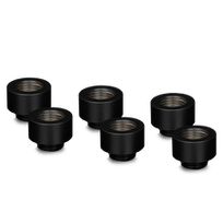 Thermal Grizzly DeltaMate Extender Fitting – MF10, black, pack of 6