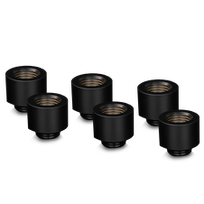 Thermal Grizzly DeltaMate Extender Fitting – MF14, black, pack of 6