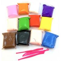 Modelinas 36sp./10g rinkinys su įrankiais, lengvas, kietėjantis ore
