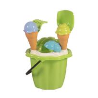Smėlio rinkinys kibirėlis 13 cm su ledais, formelėmis