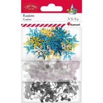 Dekoracija blizgučiai Snaigės 35mm 2g+ konfeti 2 sp.x11g Titanum