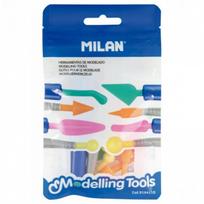 Įrankiai modelinui ir plastilinui 10vnt., MILAN
