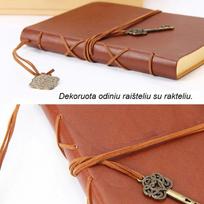Užrašinė B6 Key, oranžinės spalvos