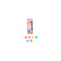 Plastilinas šilkinis Amos lengvas kietėjantis ore Snow Magic Rainbow 7 spalvos