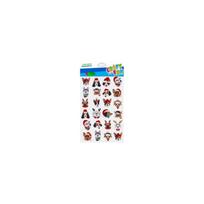 Dekoratyviniai kalėdiniai lipdukai "Animals" 24 vnt. CRAFT-FUN