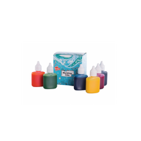 Marmuravimo dažai ryškių spalvų 6 vnt. po 25 ml, Scola