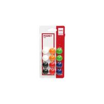Magnetai lentai 20mm, 12vnt., DELI