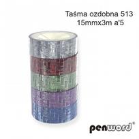 Lipni juosta 3mx15mm/5vnt. dekoratyvinė Nr.513