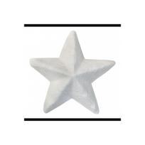 "Žvaigždė", 63 mm, kalėdinės dekoracijos iš putų polistirolio, 1 vnt.