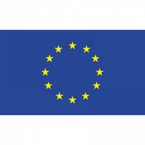 Europos sąjungos vėliava su karabinais 1x1,7m
