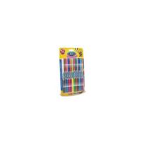 Flomasteriai dvipusiai CARIOCA, 12 vnt.- 24 spalvos SUPERWASHABLE