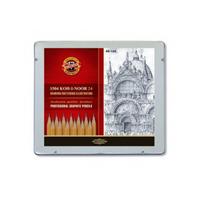 Pieštukų rinkinys 1504 "10H-8B" 24vnt, Koh-I-Noor