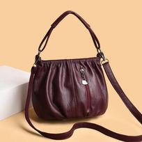 Retro Crossbody Single-shoulder Bag Large Capacity Simple and Fashionable Hand-held Bucket Bag pilka spalva