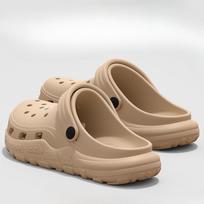 Medicininiai batai, Nauji Crocs, Neslystantys ir kvapams atsparūs viršutiniai drabužiai, Operacinės šlepetės Fits 35-36 chaki