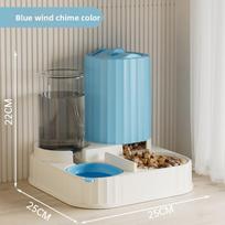 Katės vandens dozatorius, Automatinis katės maisto dozatorius, Integruotas vandens dozatorius, Katės vandens cirkuliacija, Naminių gyvūnų vandens dozatorius mėlyna