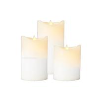 LED žvakės 3 vnt. (aukštis 15 cm) Sara Exclusive – Sirius