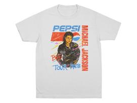 Michael Jackson Marškinėliai Bad Pop Music Tour Išplauti Laisvi Oversized Nuleista Pečių Linija Retro Trumpomis Rankovėmis Medvilniniai Drabužiai Vyriški Marškinėliai S