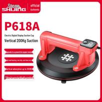 SHIJING skaitmeninis elektrinis vakuuminis siurbimo keltuvas, CN kištukas (adapteris įtrauktas) 200kg siurbimo spalva/p618a skaitmeninio ekrano spalva