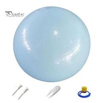 55/65/75CM Jogos kamuolys su oro pompa Neslystantis Fizioterapinis PVC Fitneso Balanso kamuolys Nėštumui Gimdymo kamuolys Vaikams Suaugusiems Namų sporto salė Treniruotės Stabilumas S mėlyna