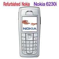 Atnaujintas originalus Nokia 6230i mobilusis telefonas su 1 SIM kortele No charger sidabras