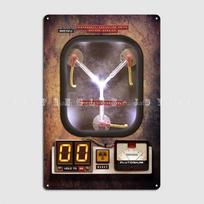 Steampunks Rustic Flux Capacitor Metal Sign Cinema Kitchen Classic Cave Pub Plaques Tin Sign Poster 20x30cm