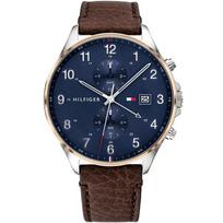 Tommy Hilfiger,Rudas,Vyriškas kvarcinis laikrodis,1791712 ruda