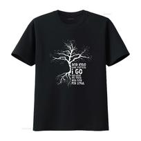 Į mišką einu pamesti proto ir rasti S moteriški prašmatnūs marškinėliai vintage skalauti unisex laisvalaikio vyriški dizainerio drabužiai S