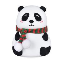 Panda USB Įkrovimas Spalvingas LED Naktinis Šviestuvas Meškos Naktinė Lempa big eyes panda