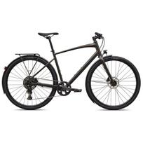 Specialized Sirrus X 2.0 EQ fitness dviratis | Gloss Metallic Obsidian - Burnt Gold Metallic